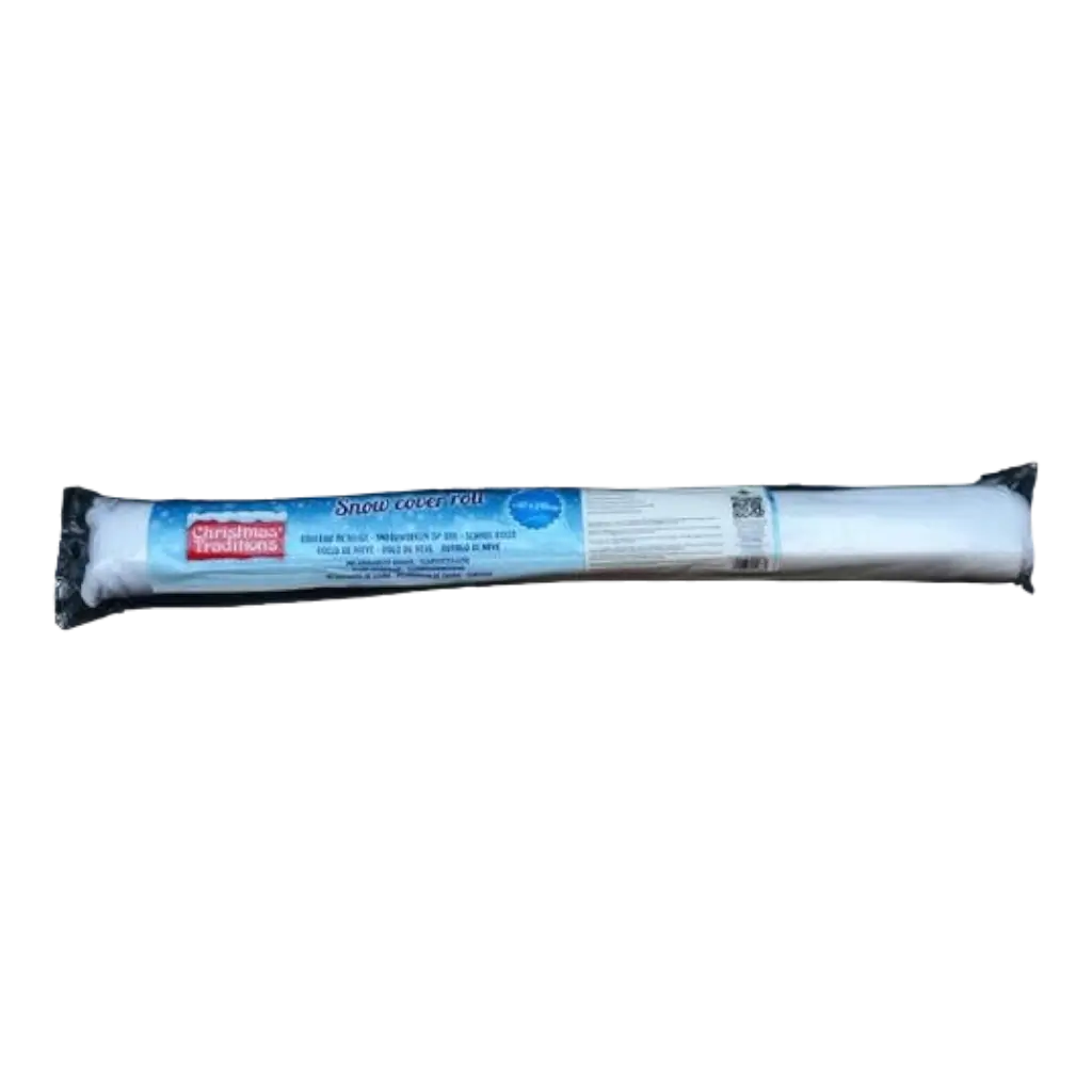 Rouleau tapis de Neige blanc pailleté 245cm 